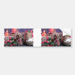 Christmas - Yorkie - Chase Bumper Stickers