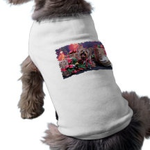 Christmas - Yorkie - Chase Doggie T Shirt