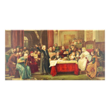 Christopher Columbus at the Royal Court of Spain Personalized Photo Card