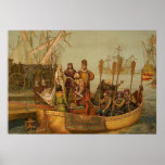 Christopher Columbus Leaving  Spain Posters