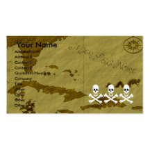 Christopher Condent Map #3 Business Card Templates