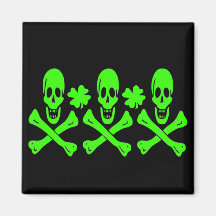 Christopher Condent-Shamrock Refrigerator Magnets