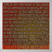 Christopher Hitchens | Surrender of Reason Poster
