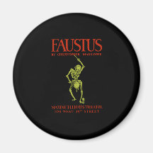 christopher marlowe faustus fridge magnet