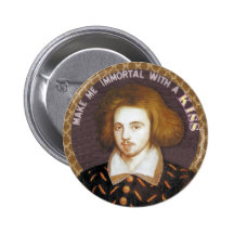 Christopher Marlowe Pinback Buttons