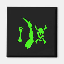 Christopher Moody-Green Refrigerator Magnet