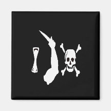 Christopher Moody-White Fridge Magnets
