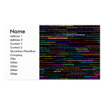 Christopher Text Design I Business/Profile Card Business Card Templates