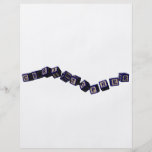 Christopher Toy blocks in blue Flyer Design