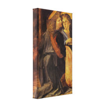 Christs Baptism In Detail by Leonardo Da Vinci Canvas Prints