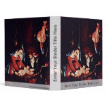 Christ'S Birth, Birth Of Jesus. Painting By Lorenz Vinyl Binders