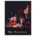 Christ'S Birth, Birth Of Jesus. Painting By Lorenz Flyers