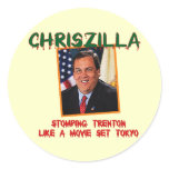 ChrisZilla - Gov. Chris Christie Stickers