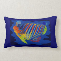 Chromatic Sway Throw Pillow