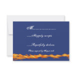 Chrome and Lace Biker Wedding RSVP Custom Invites