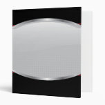Chrome Beveled Layout 3 Ring Binders