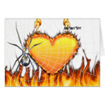 Chrome Black Widow 4 Design Greeting Cards