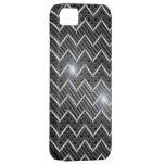 chrome Chevron de carbone de modèle de cas de l'iP Coques Case-Mate iPhone 5