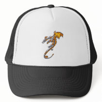 Chrome Dragon with Flames Hats