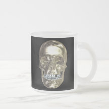 Chrome Skull Mug