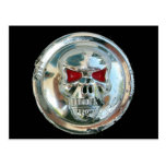 CHROME SKULL POSTCARD