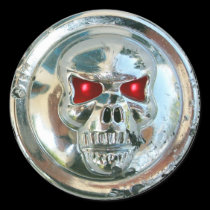 CHROME SKULL stickers