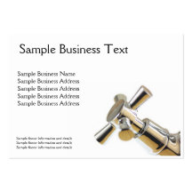 Chrome tap, Sample Business Text, Sample Busine... Business Cards