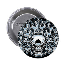 Chromeboy Crossbones Pin
