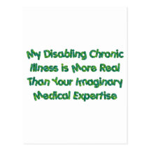 Chronic Conditions - Greens Post Card