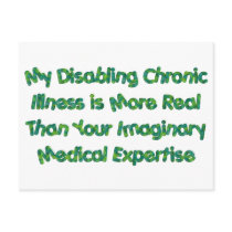 Chronic Conditions - Greens Post Card