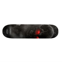 chronic creep skull board custom skateboard