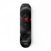 chronic creep skull board custom skateboard