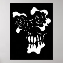 Chronic Damage Skull  "Flip Side" Poster