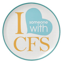Chronic Fatigue Awareness Dinner Plates