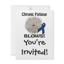 Chronic Fatigue Blows Awareness Design Personalized Announcements
