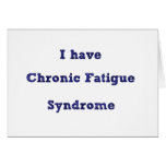 Chronic Fatigue Syndrome explanation card