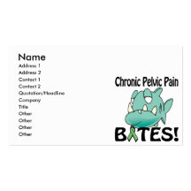 Chronic Pelvic Pain BITES Business Card Templates