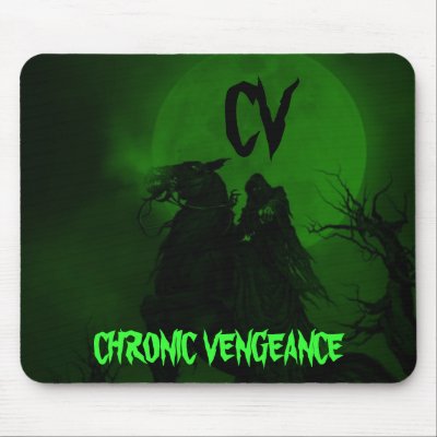 CHRONIC VENGEANCE GAMING CLAN MOUSE PAD by CHRONICCLIBR