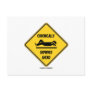 Chronically (Sleep) Deprived Ahead Sign (Humour)