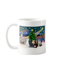 Chrstmas Magic - Six cats (variety) Mugs