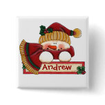 Chrtimstas Stocking Label button
