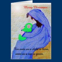 Chrtismas Card, Mary and Child cards