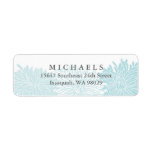 Chrysanthemum Blossom Return Address Labels