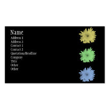 Chrysanthemum Business Card Template