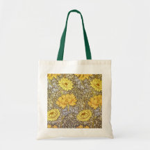 chrysanthemum by William Morris Bags