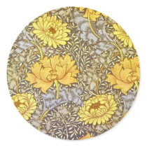 chrysanthemum by William Morris Stickers
