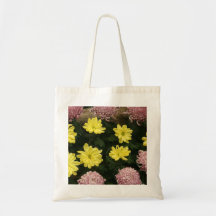 Chrysanthemum Tote Bags