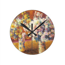 Chrysanthemums by Monet Clocks