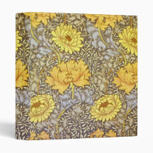 Chrysanthemums by William Morris Vinyl Binders
