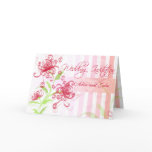 Chrysanthemums Wedding Invitation Card
